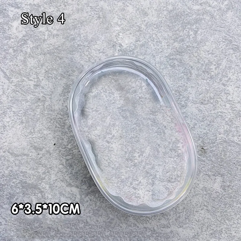 1pcs Transparent Mystery Box Keychain Bag Storage Case Organizer Box Storage Pouch Keychain Wallet Thicken Toy Doll Gifts Bag