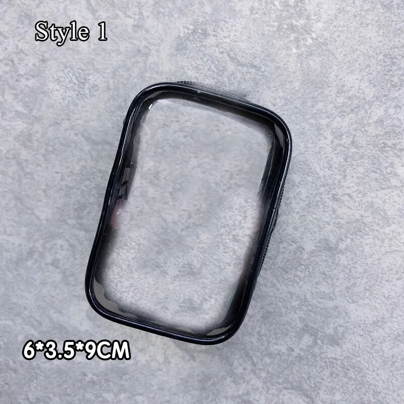 1pcs Transparent Mystery Box Keychain Bag Storage Case Organizer Box Storage Pouch Keychain Wallet Thicken Toy Doll Gifts Bag