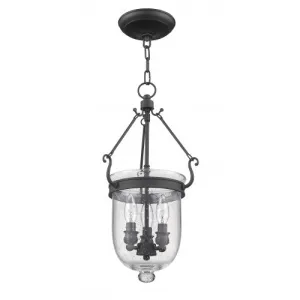 3 Light Black Chain Lantern