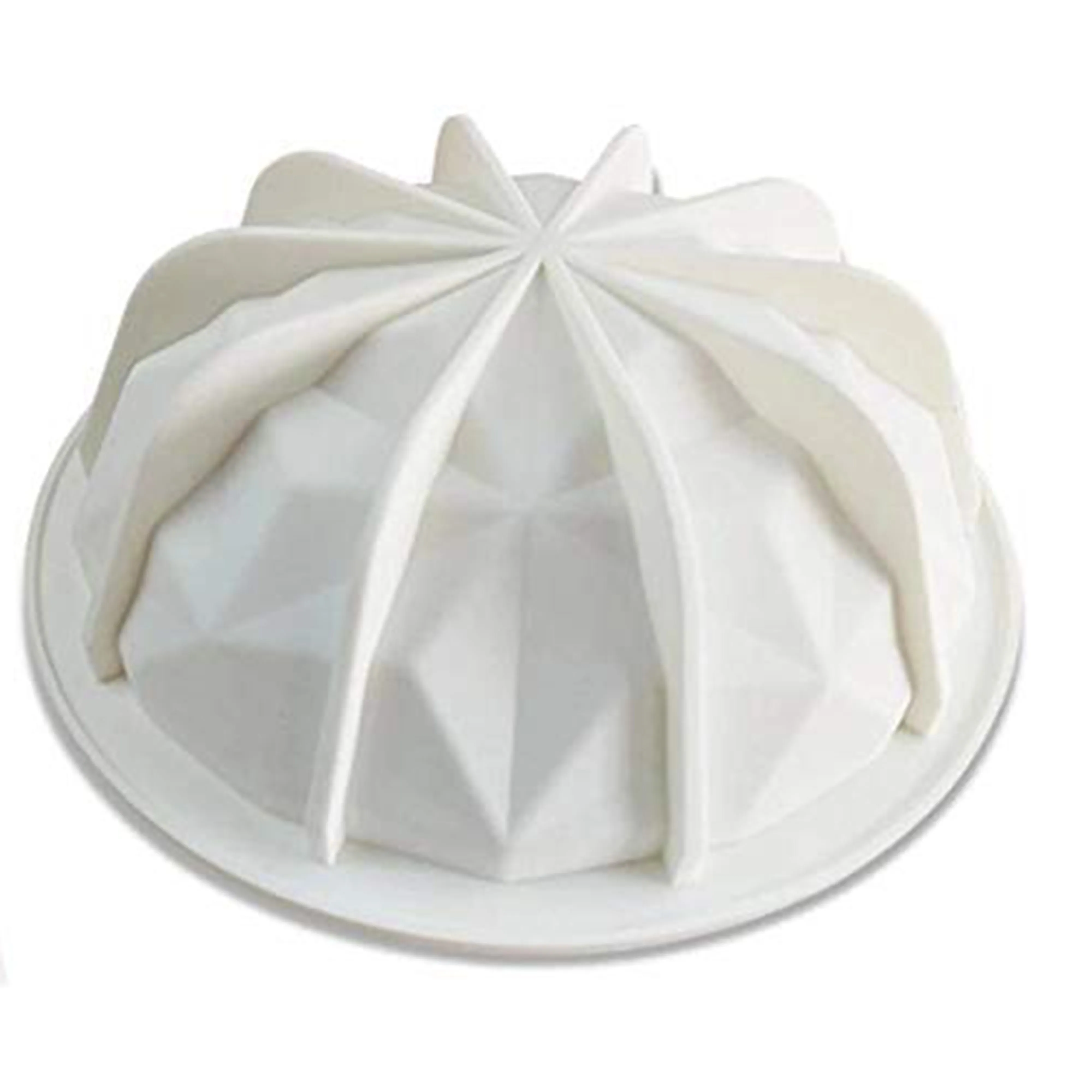 3D Diamond Shape Entremet Moulds Cheesecake Bakeware Moulds for Chiffon Pastry Dessert Candy