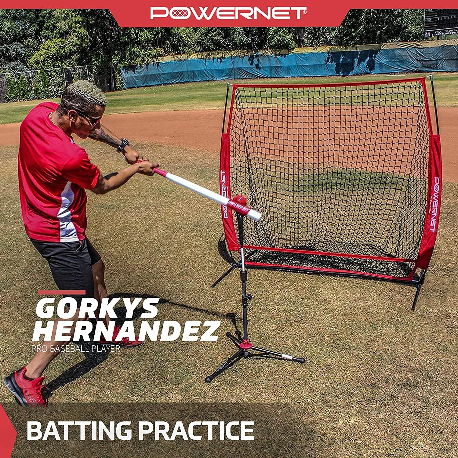 5X5 Practice Net   Deluxe Tee   Strike Zone   Weighted Training Ball Bundle | Baseball Softball Pitching Batting Coaching | Work on Pitch Accuracy | Build Confidence at the Plate