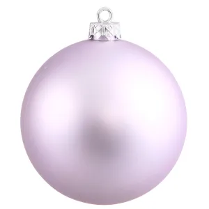 6" Lavender Matte Ball UV Drilled 4/Bag