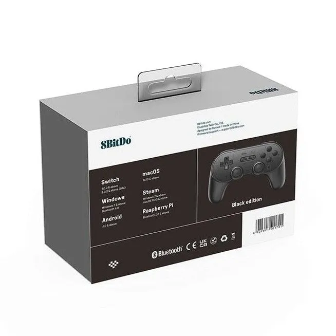 8BitDo Pro 2 Bluetooth Controller: HALL version. For Nintendo Switch, PC, MacOS, Android, Steam, Pi