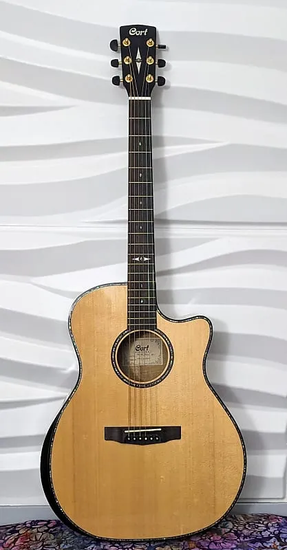 Acoustic Guitar Cort Grand Regal Natural Myrtle Wood-GA-MY Bevel