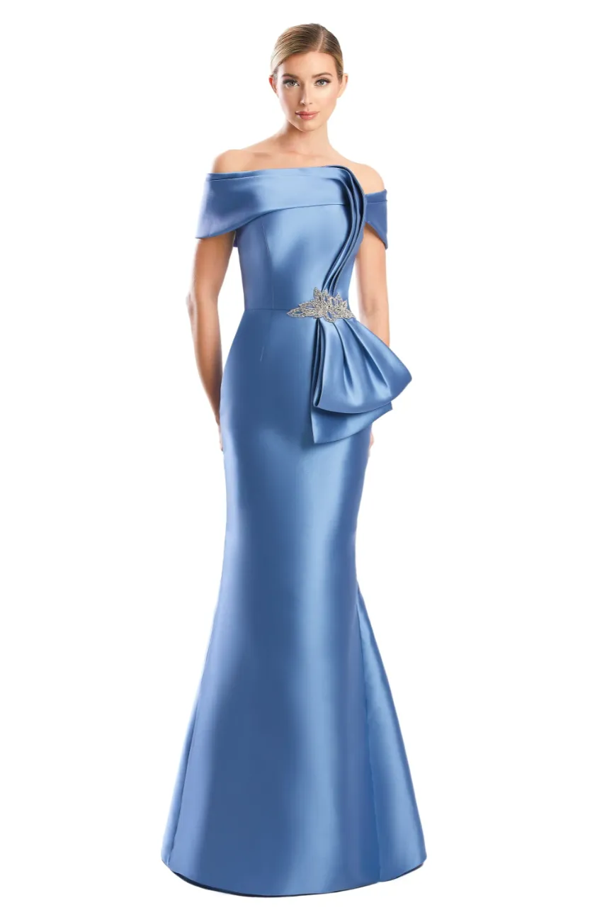 Alexander by Daymor - 1783: Off-the-Shoulder Gown with Statement Bow