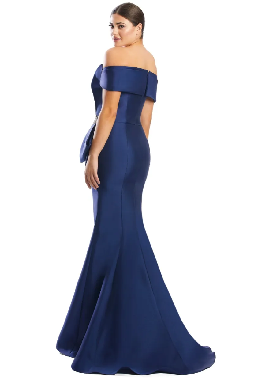 Alexander by Daymor - 1783: Off-the-Shoulder Gown with Statement Bow