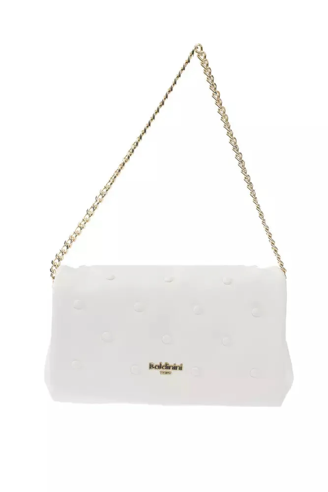 Baldinini Trend White Polyurethane Crossbody Bag