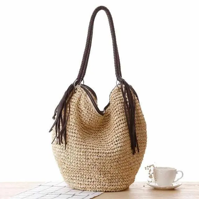 Big Straw Beach Bags