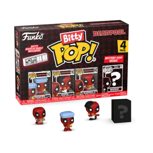 Bitty POP: Deadpool - Bathtime 4PK