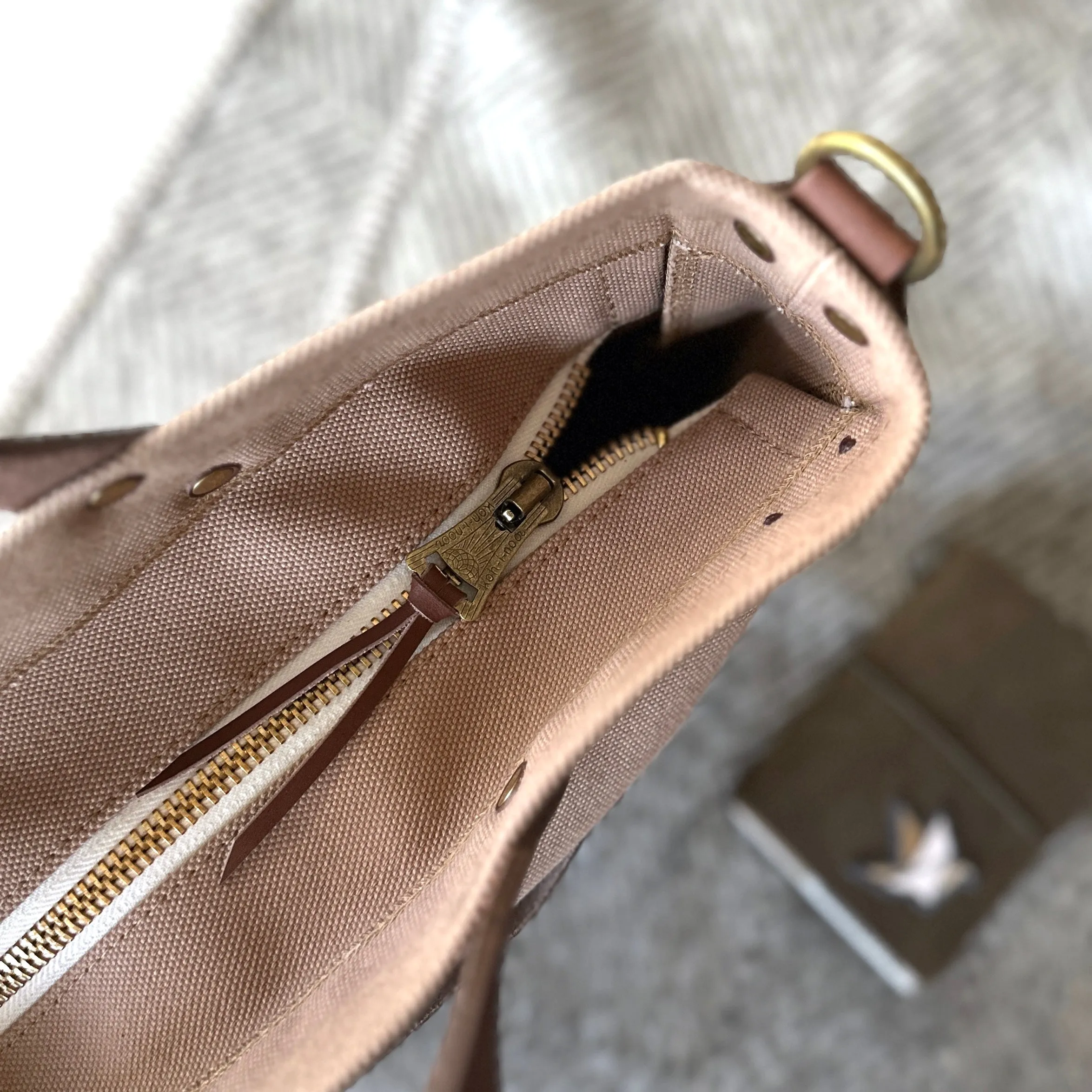 [BKxTSL] Engineer Shoulder Bag // Beige (XS)