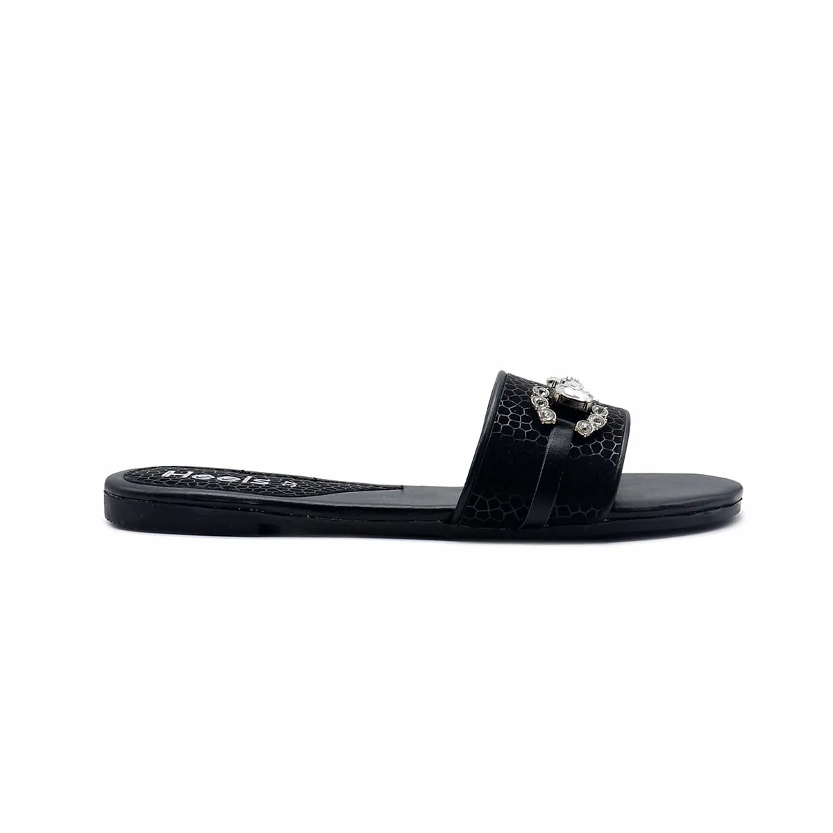 Black Casual Slipper 000370