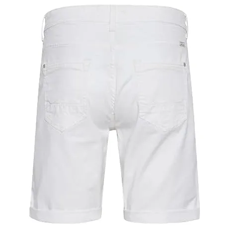 Blend pantaloncino Twister in denim da uomo 20714103 200287 bianco