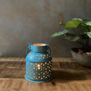 Blue cutwork t-light