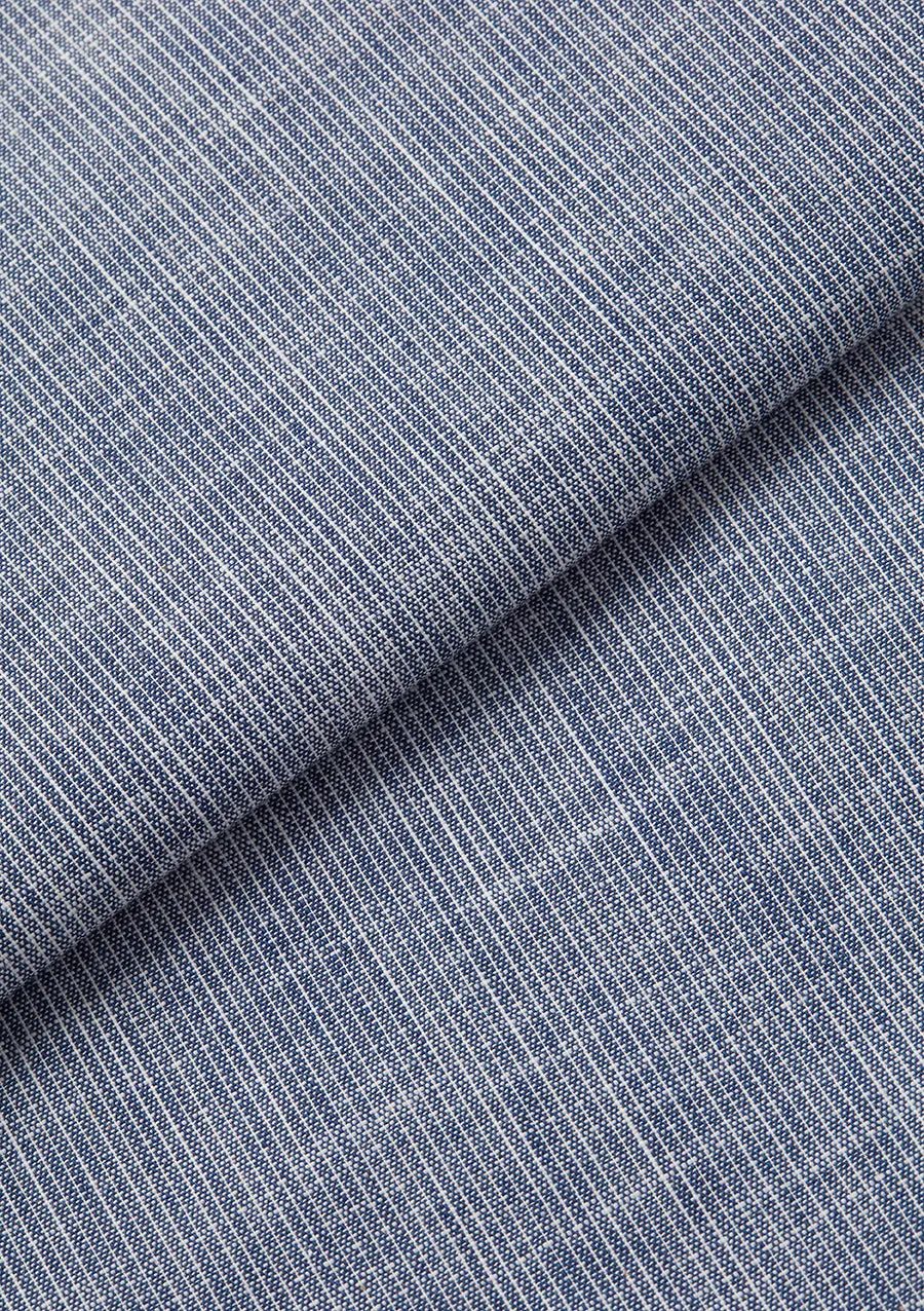 Blue Pinstripe Casual Shirt