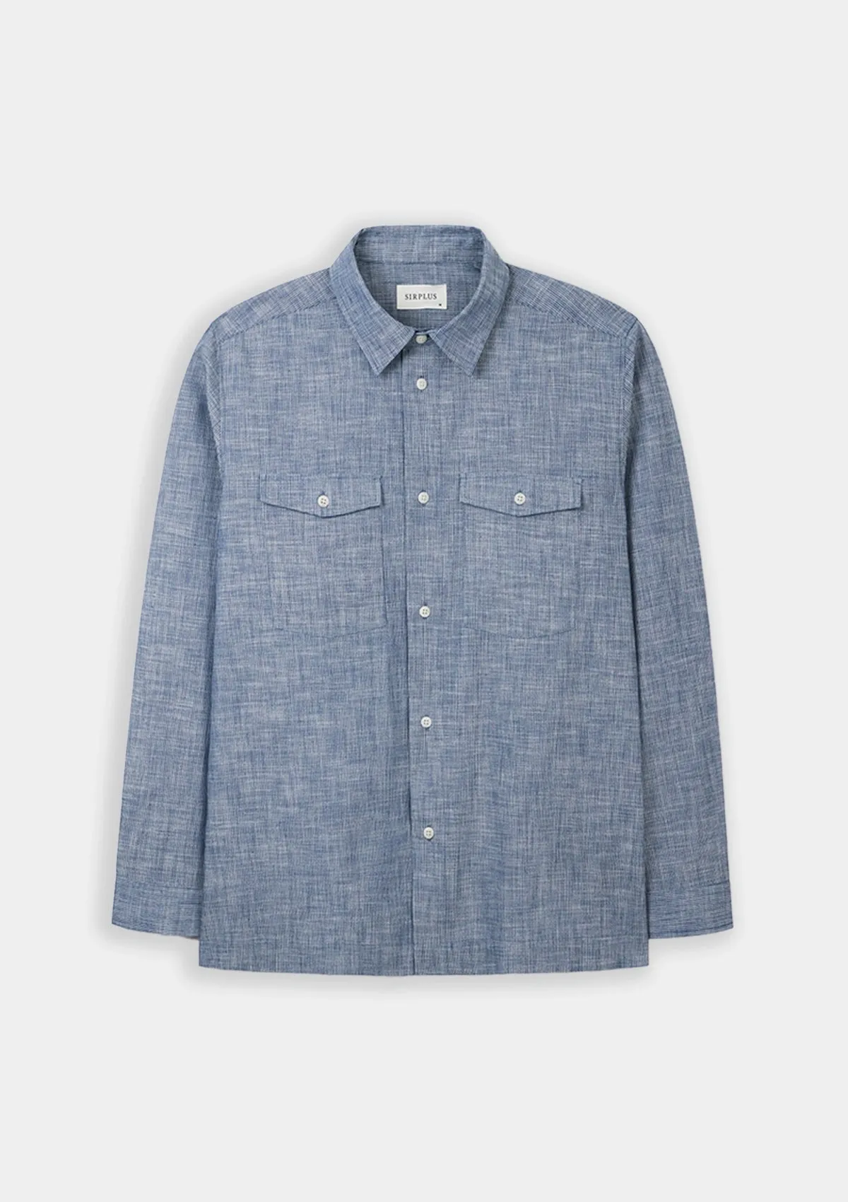 Blue Pinstripe Casual Shirt