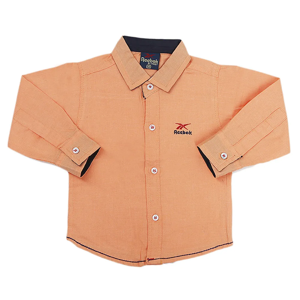 Boys Casual Shirt - Peach