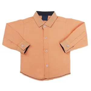 Boys Casual Shirt - Peach