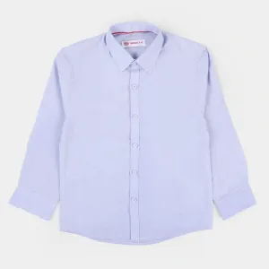 Boys Cotton Formal Shirt - Light BLUE