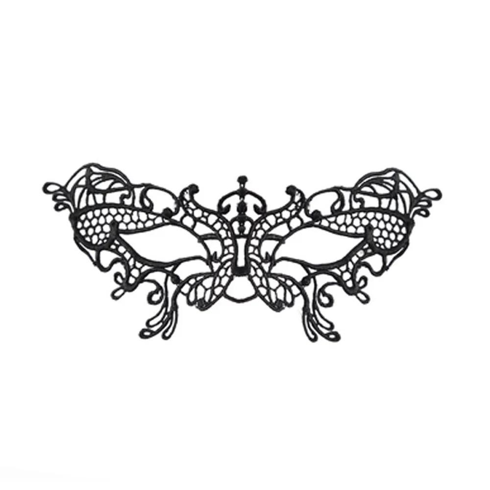 Butterfly Black Lace Masquerade Eye Mask