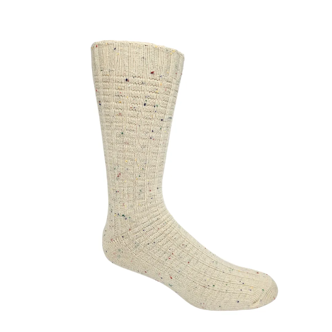 CASUAL 90% Cotton Waffle Speckled Socks - 2 PACK by Great Sox