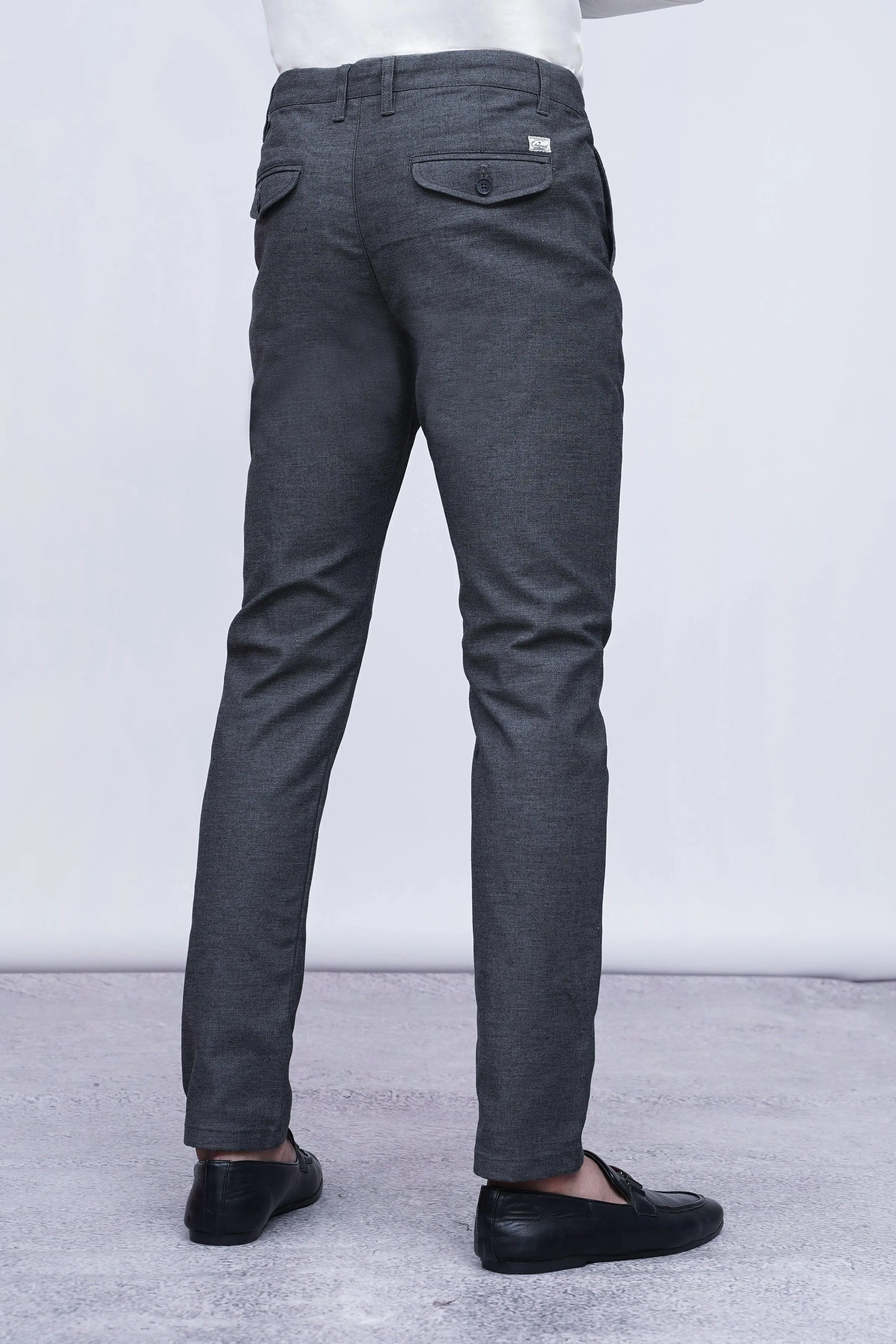 CASUAL PANT CROSS POCKET  CHARCOAL