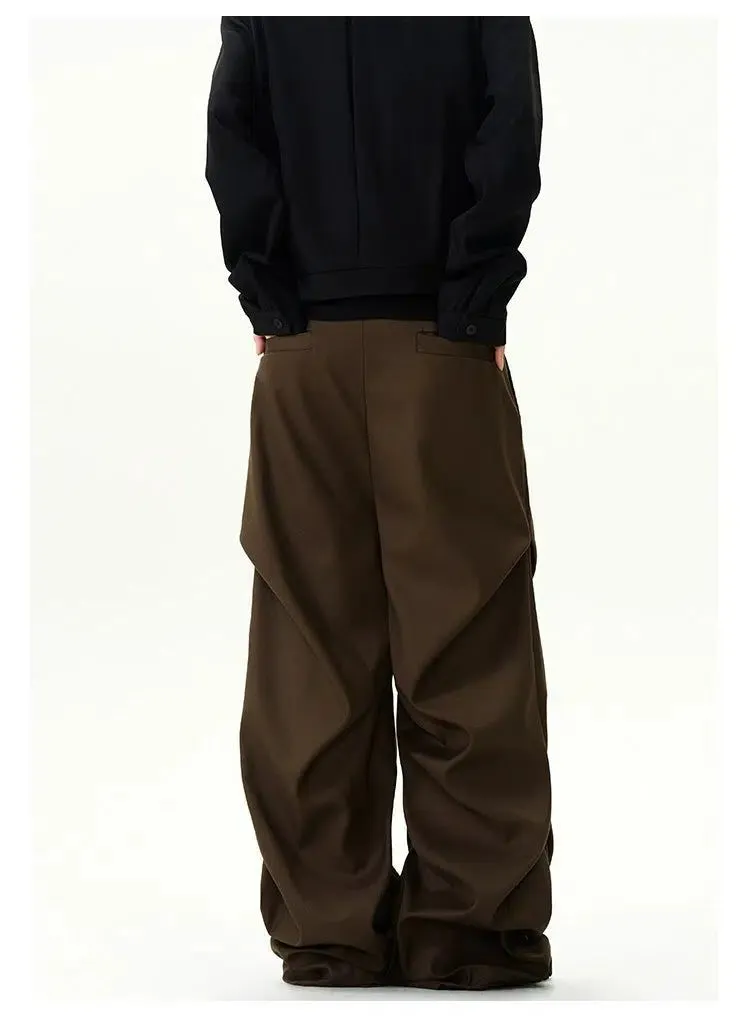 Casual Pleated Detail Pants