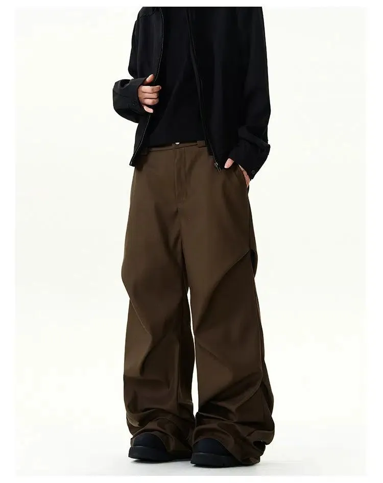 Casual Pleated Detail Pants