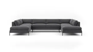 Catwalk U-Shaped Bumper Sectional (105" x 148" x 105")