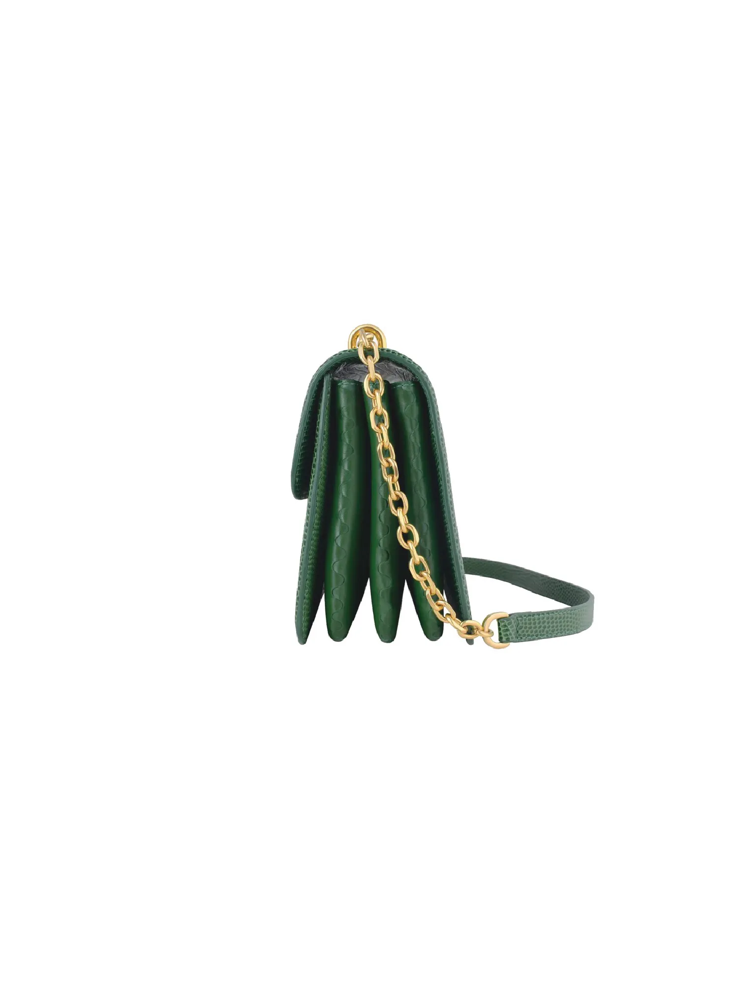 Chain Shoulder Bag - Green