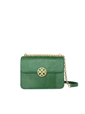 Chain Shoulder Bag - Green