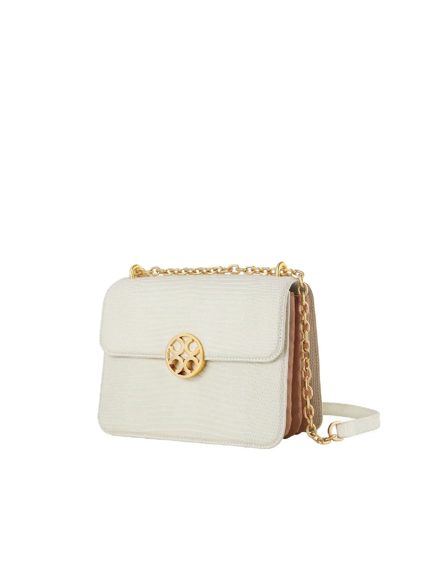 Chain Shoulder Bag - White