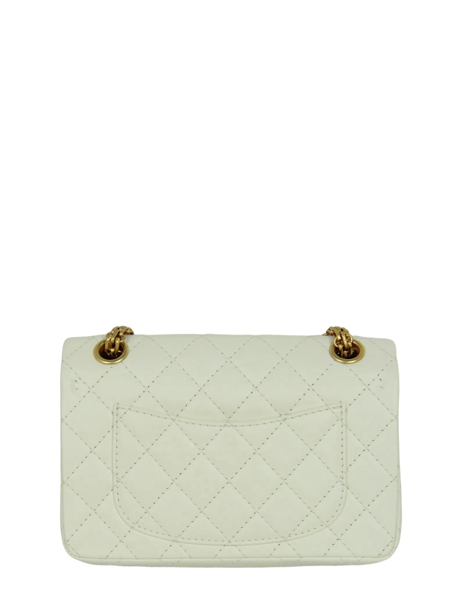 Chanel 2024 White 2.55 Mini 224 Reissue Flap