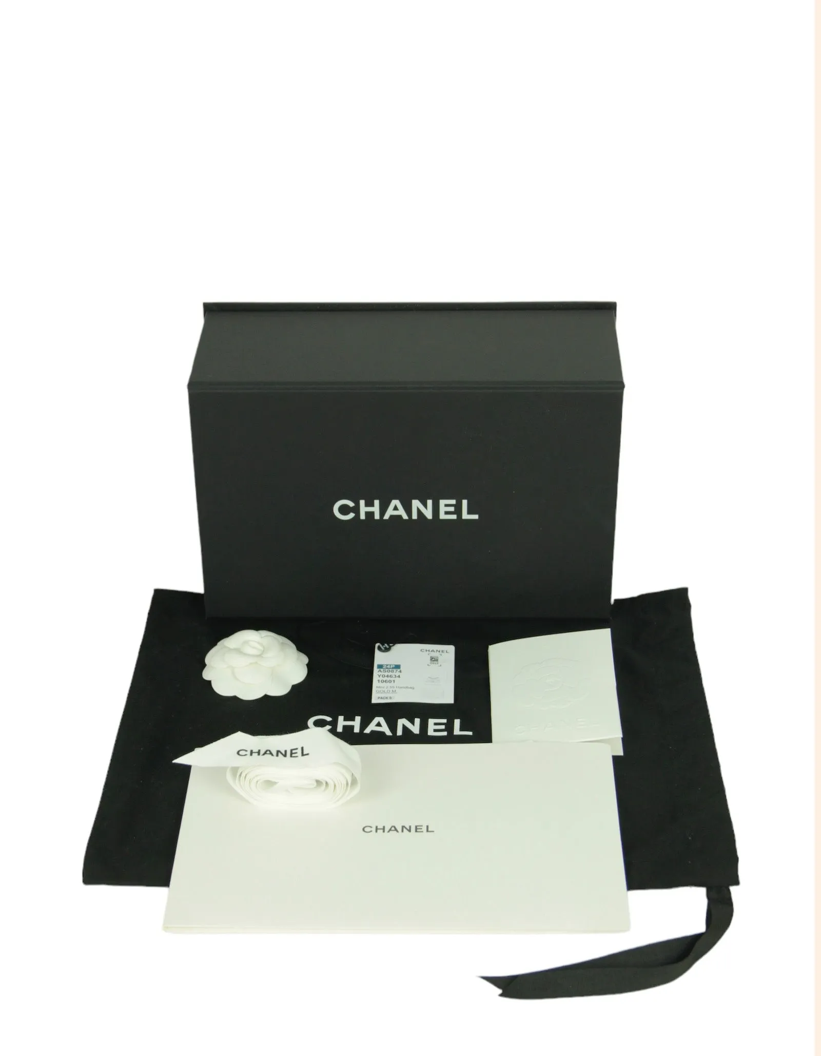 Chanel 2024 White 2.55 Mini 224 Reissue Flap