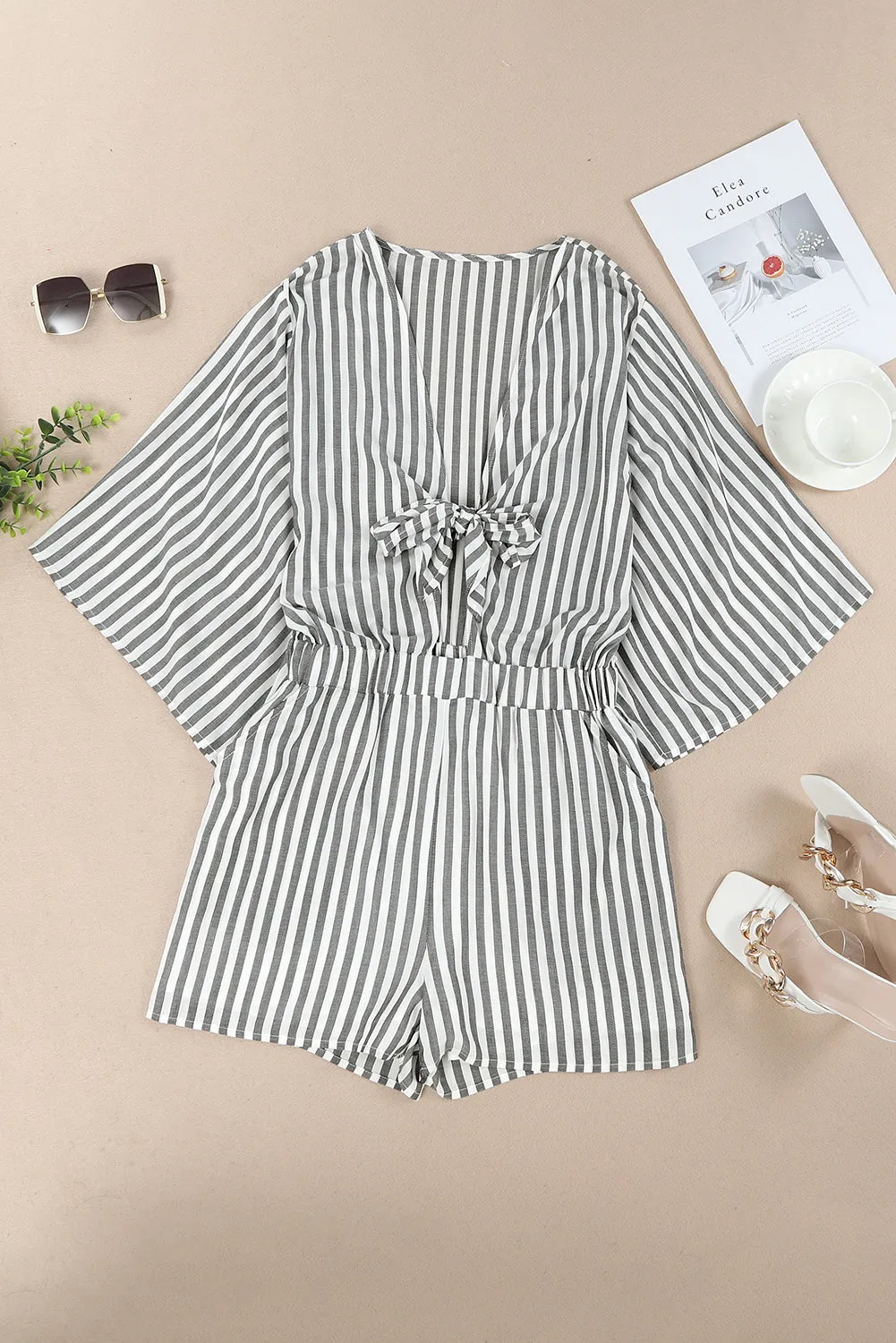 Clara Striped Playsuit