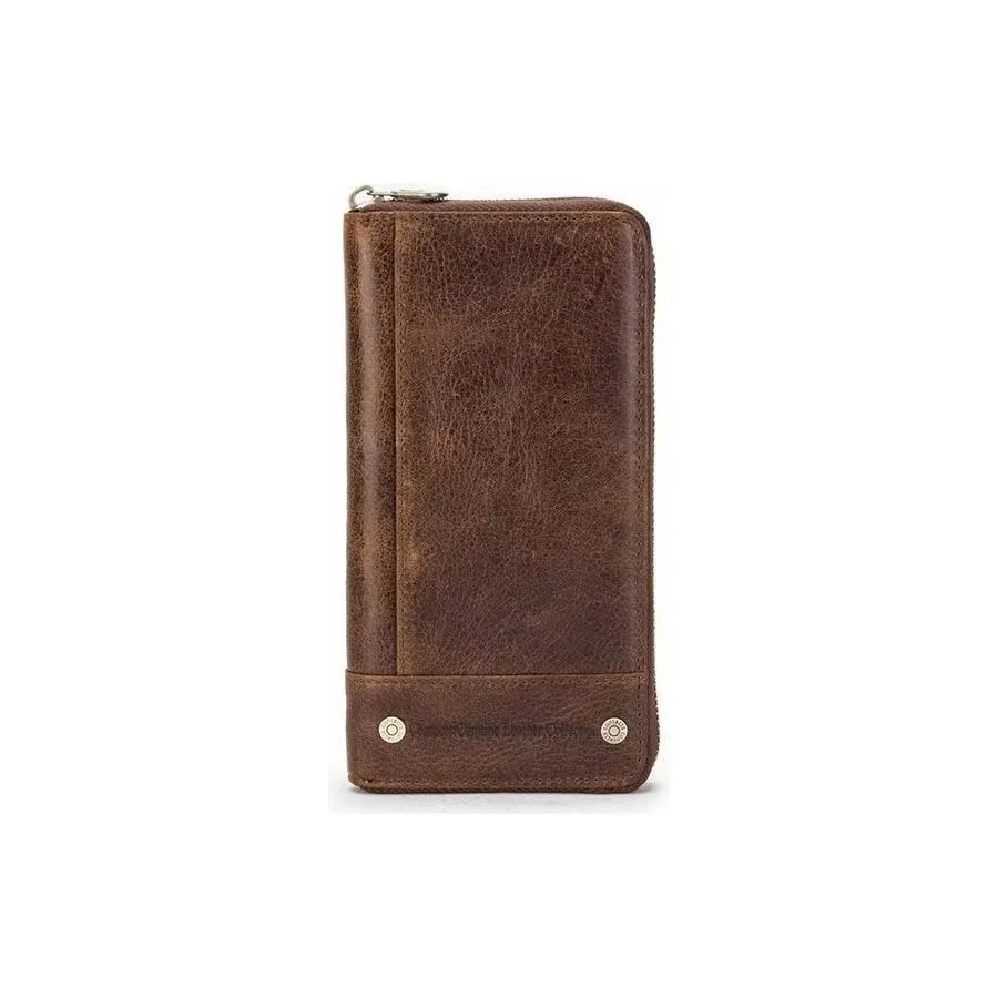 CowLuxe Classy Long Leather Men's Wallet