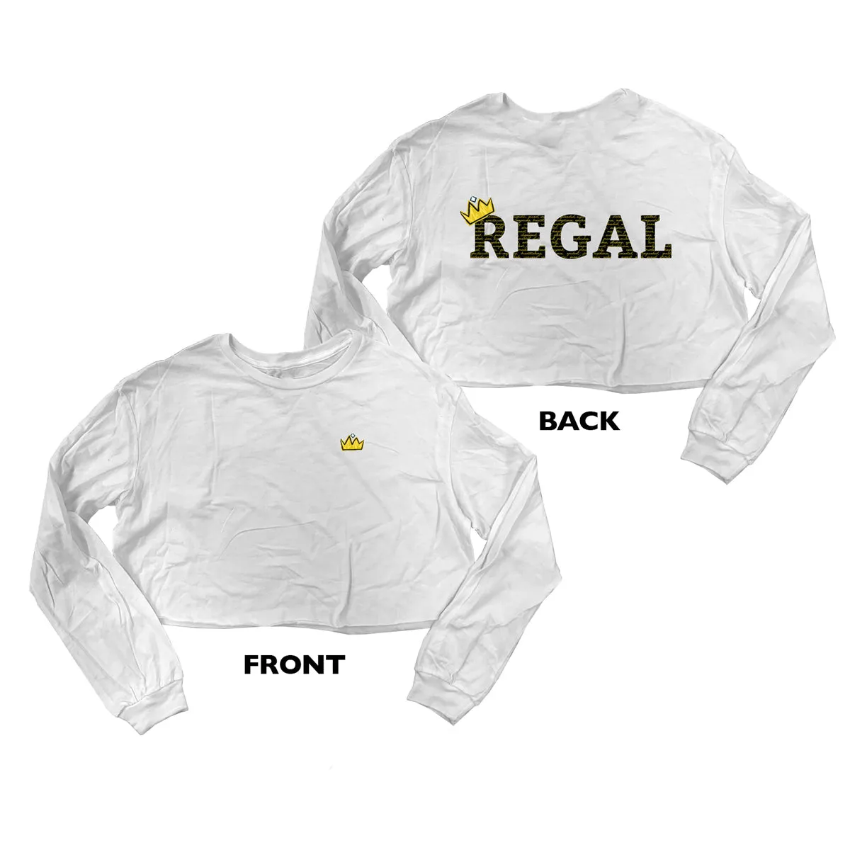 Crown My Regal Cropped Long Sleeve