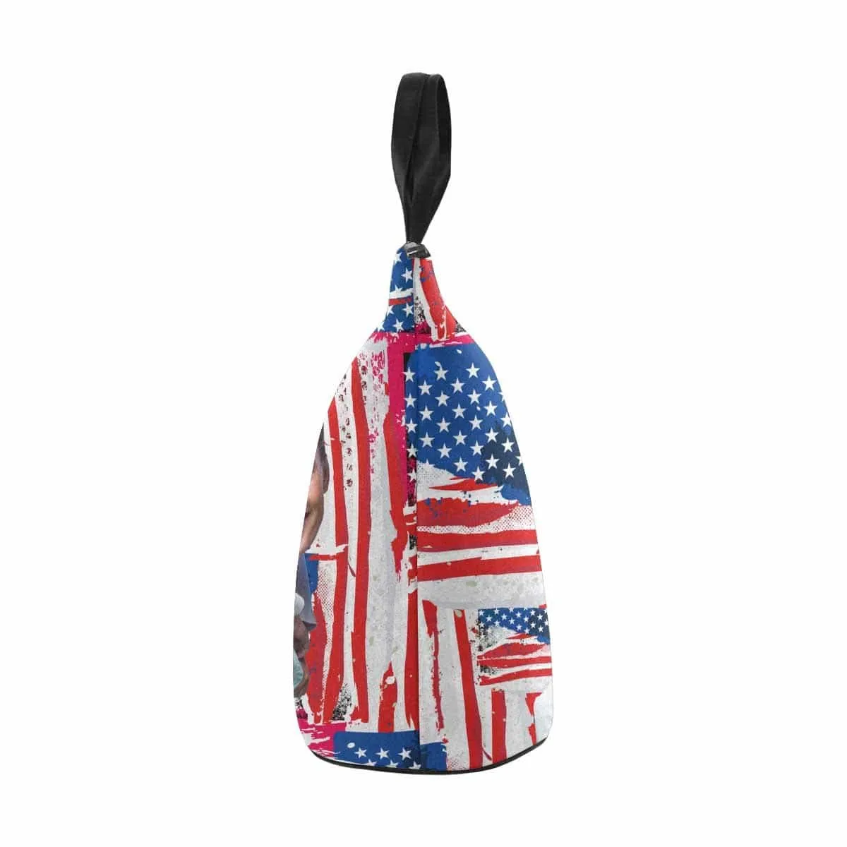 Custom Daughter&Mom USA Flag Nylon Lunch Bag