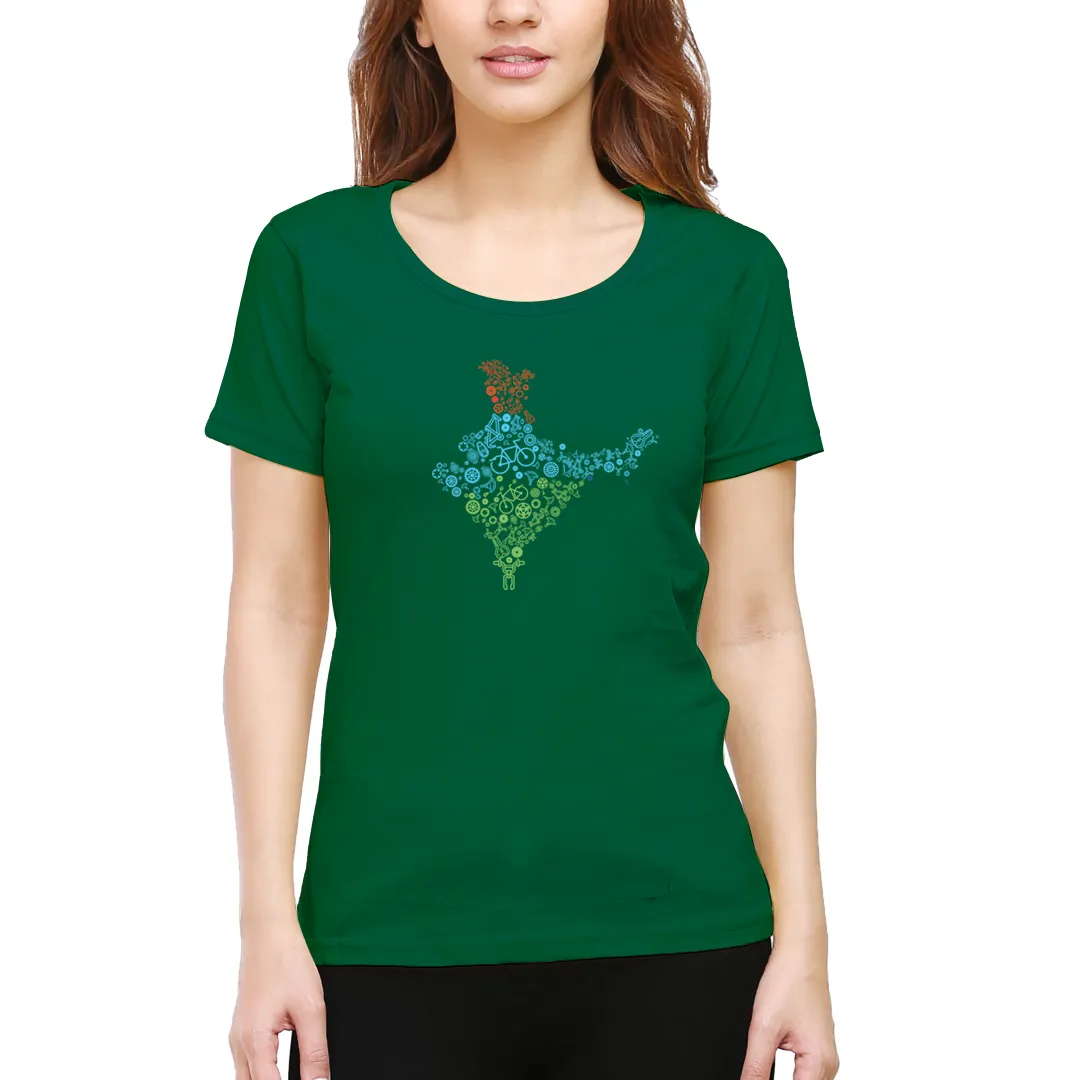 Cyclop Women's  India Cycling T-Shirt