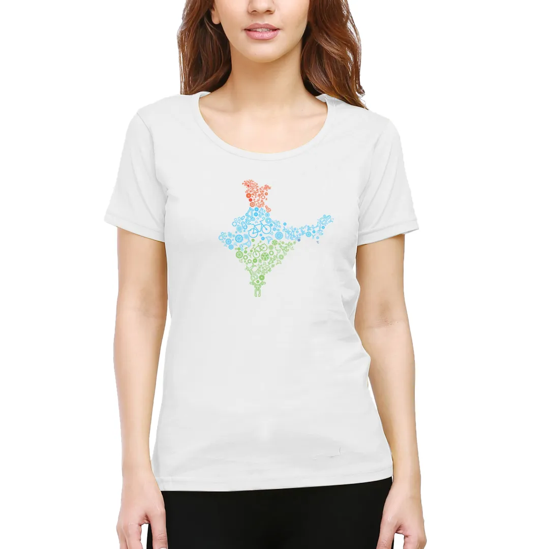 Cyclop Women's  India Cycling T-Shirt