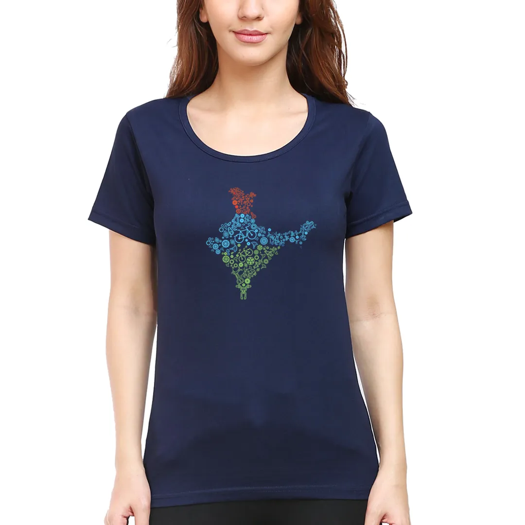 Cyclop Women's  India Cycling T-Shirt