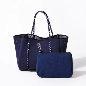 DEEP BLUE SET - EVERYDAY TOTE AND POUCH