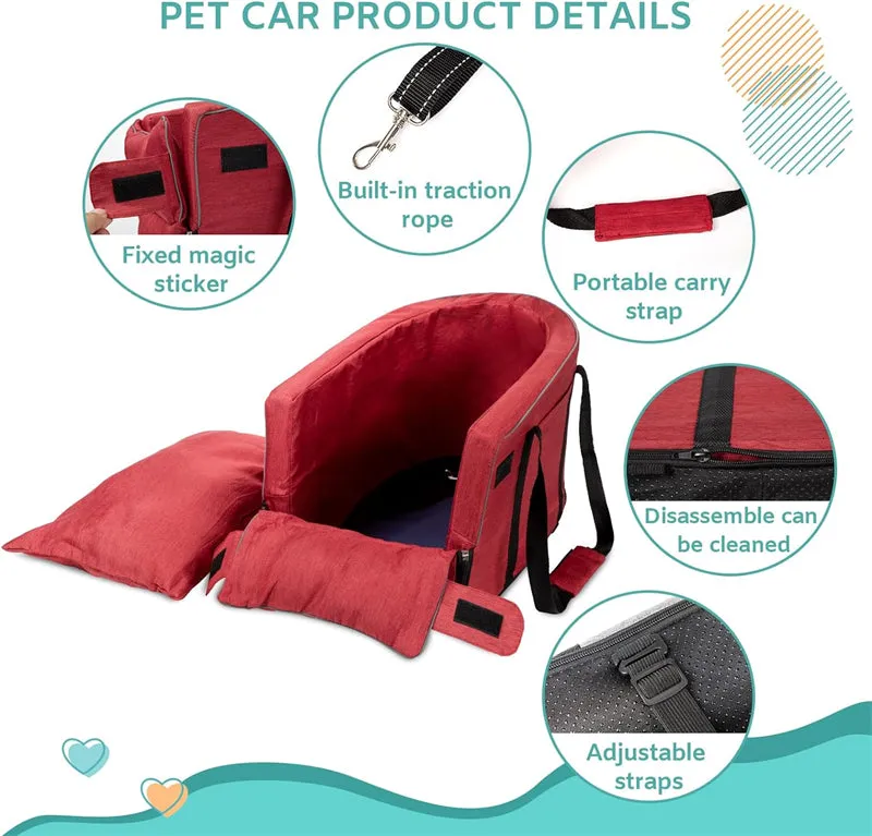 Dog Car Center Console Seat