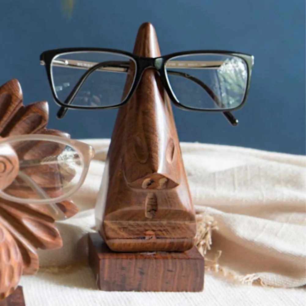 Eyeglass Holder Stand - Nose Repose