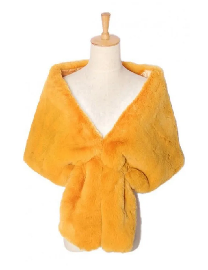 Faux fur wrap/stoles