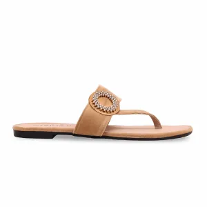 Fawn Casual Chappal CL1864