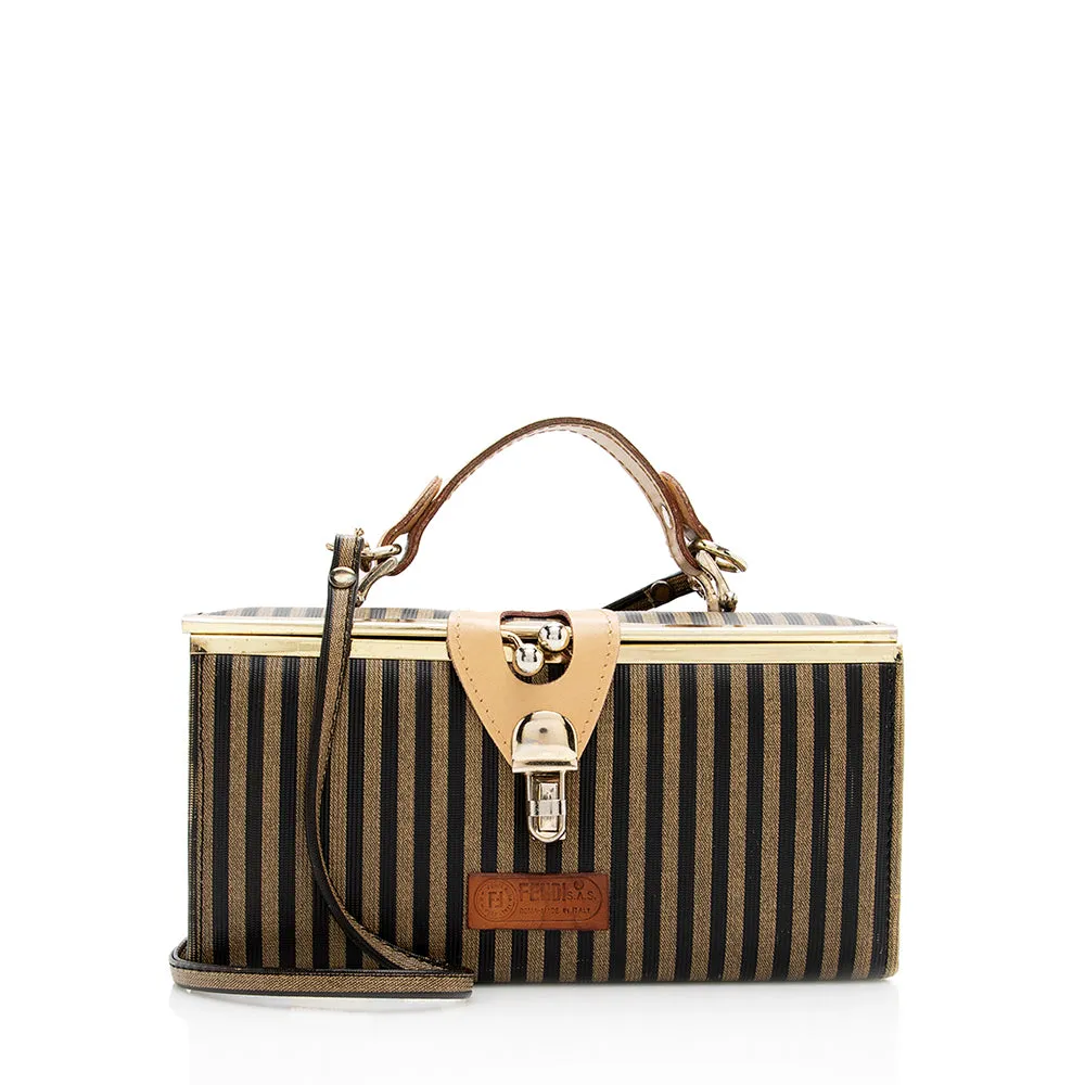 Fendi Vintage Pequin Train Case Shoulder Bag (SHF-18663)