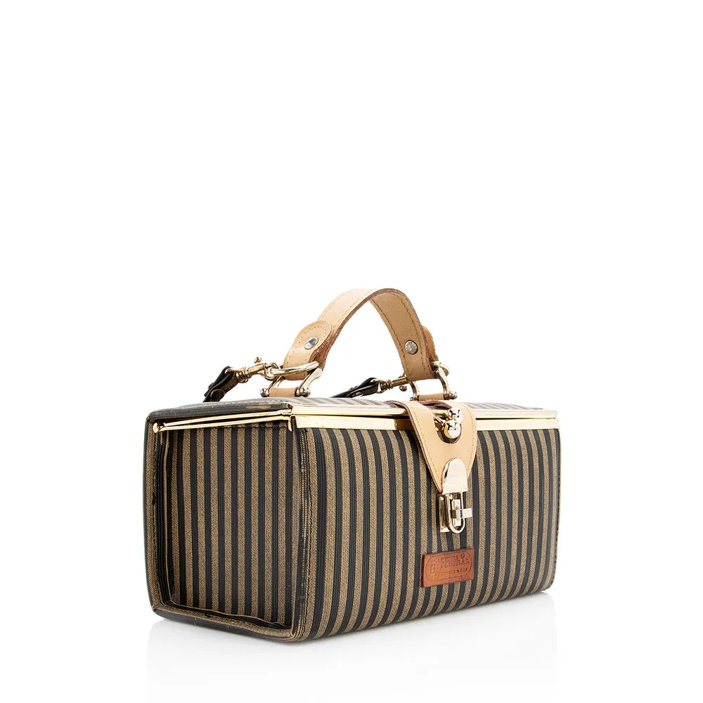 Fendi Vintage Pequin Train Case Shoulder Bag (SHF-18663)