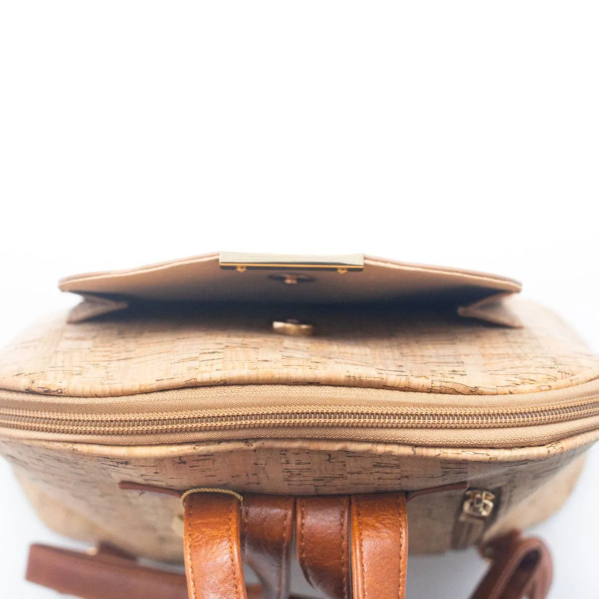 Flash Sale Natural Cork Floral Print Women's Backpack BAGF-061