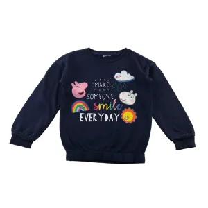 George sweater 5-6 years navy Peppa Pig Graphic and Text Design Cotton