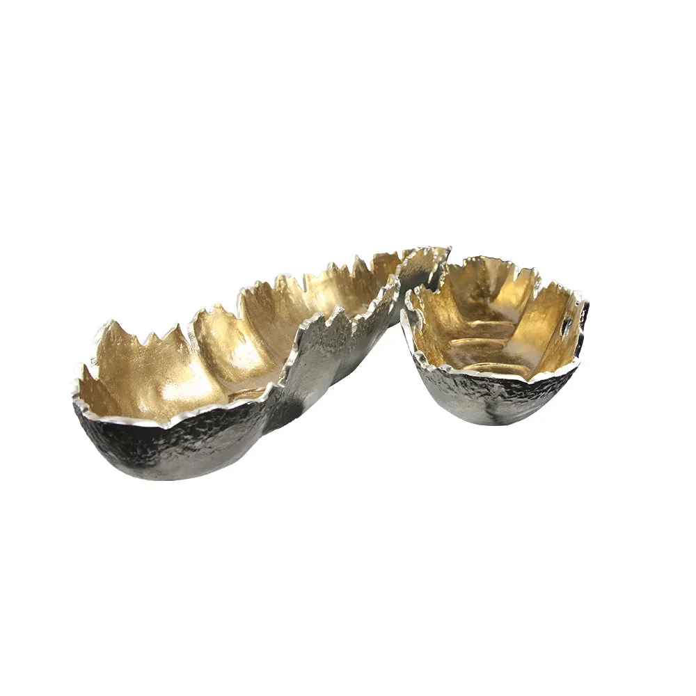 Glacial Platter Candle Holder